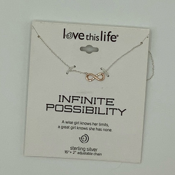 Love This Life NEW Infinity Necklace - Picture 1 of 2